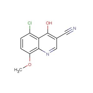 5-chloro-4-hydroxy-8-methoxyquinoline-3-carbonitrile