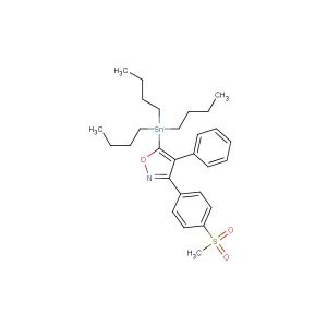 3-(4-(methylsulfonyl)phenyl)-4-phenyl-5-(tributylstannyl)isoxazole