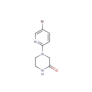 4-(5-bromopyridin-2-yl)piperazin-2-one