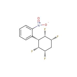 1-nitro-2-((1r,2R,3S,5R,6S)-2,3,5,6-tetrafluorocyclohexyl)benzene