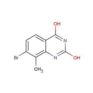 7-bromo-8-methylquinazoline-2,4-diol