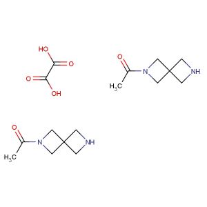 1-(2,6-diazaspiro[3.3]heptan-2-yl)ethanone hemioxalate