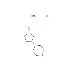 (S)-4-(3-fluoropyrrolidin-1-yl)piperidine dihydrochloride