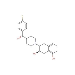 (1-((2R,3R)-3,5-dihydroxy-1,2,3,4-tetrahydronaphthalen-2-yl)piperidin-4-yl)(4-fluorophenyl)methanone