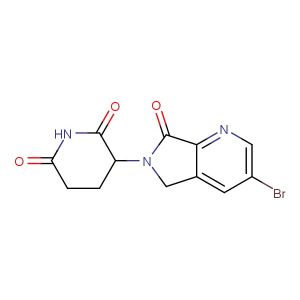 3-(3-bromo-7-oxo-5,7-dihydro-6H-pyrrolo[3,4-b]pyridin-6-yl)piperidine-2,6-dione