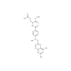 4-(4-(((2,4-diaminopteridin-6-yl)methyl)(methyl)amino)benzamido)-5-methoxy-5-oxopentanoic acid