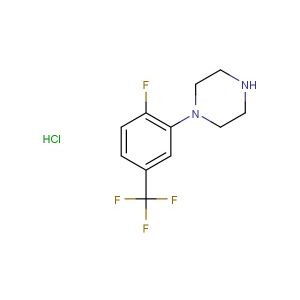 1-(2-fluoro-5-(trifluoromethyl)phenyl)piperazine hydrochloride