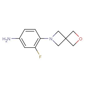 3-fluoro-4-(2-oxa-6-azaspiro[3.3]heptan-6-yl)aniline