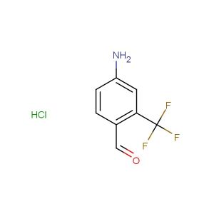 4-amino-2-(trifluoromethyl)benzaldehyde hydrochloride