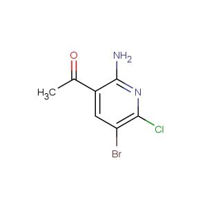 1-(2-amino-5-bromo-6-chloropyridin-3-yl)ethan-1-one