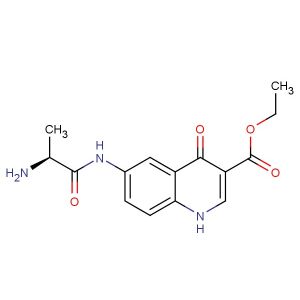 ethyl (S)-6-(2-aminopropanamido)-4-oxo-1,4-dihydroquinoline-3-carboxylate