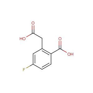 2-(carboxymethyl)-4-fluorobenzoic acid