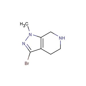 3-bromo-1-methyl-4,5,6,7-tetrahydro-1H-pyrazolo[3,4-c]pyridine