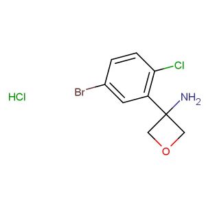 3-(5-bromo-2-chlorophenyl)oxetan-3-amine hydrochloride