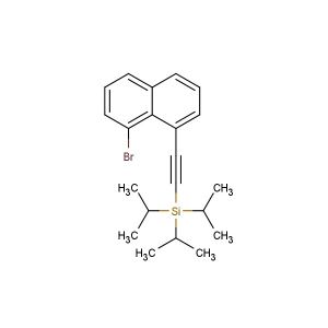 ((8-bromonaphthalen-1-yl)ethynyl)triisopropylsilane