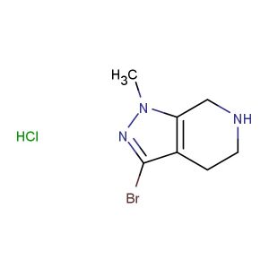 3-bromo-1-methyl-4,5,6,7-tetrahydro-1H-pyrazolo[3,4-c]pyridine hydrochloride