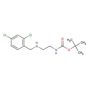 tert-butyl (2-((2,4-dichlorobenzyl)amino)ethyl)carbamate
