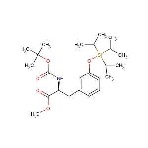 methyl (S)-2-((tert-butoxycarbonyl)amino)-3-(3-((triisopropylsilyl)oxy)phenyl)propanoate