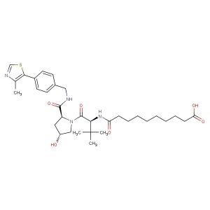 (S,R,S)-AHPC-nanoly-acid;VH 032 amide-alkylC8-acid