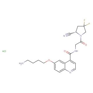 (S)-6-(4-aminobutoxy)-N-(2-(2-cyano-4,4-difluoropyrrolidin-1-yl)-2-oxoethyl)quinoline-4-carboxamide hydrochloride