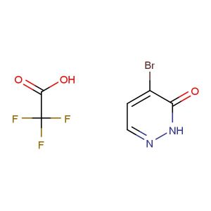 4-bromopyridazin-3(2H)-one 2,2,2-trifluoroacetate