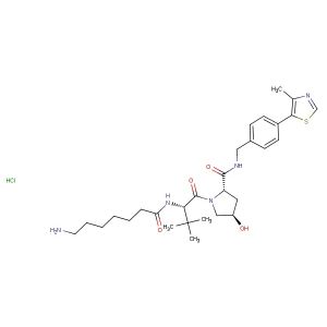(S,R,S)-AHPC-C6-NH2 hydrochloride  (Synonyms: VH032-C6-NH2 hydrochloride)