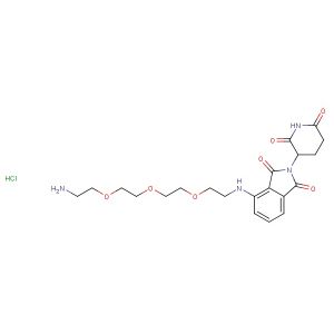 Pomalidomide-PEG3-C2-NH2 HCl