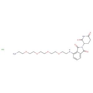 Pomalidomide-PEG4-C2-NH2 HCl