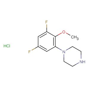 1-(3,5-difluoro-2-methoxyphenyl)piperazine hydrochloride
