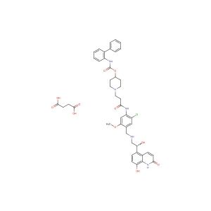 Batefenterol Succinate  (Synonyms: GSK961081 Succinate; TD-5959 Succinate)