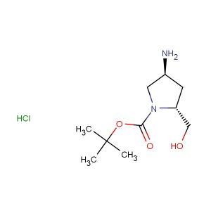 (2R,4S)-tert-butyl 4-amino-2-(hydroxymethyl)pyrrolidine-1-carboxylate hydrochloride