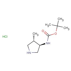 tert-butyl ((3R,4S)-4-methylpyrrolidin-3-yl)carbamate hydrochloride