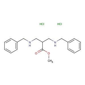 methyl 3-(benzylamino)-2-((benzylamino)methyl)propanoate dihydrochloride