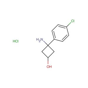 3-amino-3-(4-chlorophenyl)cyclobutanol hydrochloride