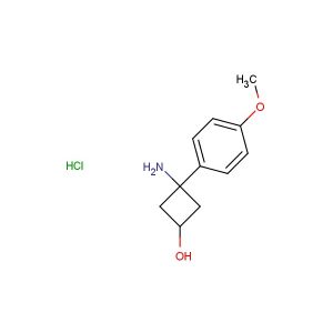 3-amino-3-(4-methoxyphenyl)cyclobutanol hydrochloride