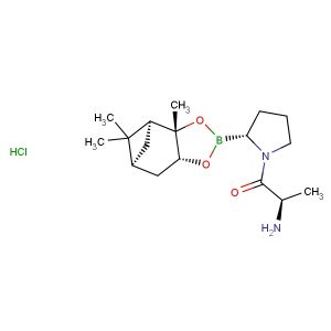 (R)-2-amino-1-((R)-2-((3aS,4S,6S,7aR)-3a,5,5-trimethylhexahydro-4,6-methanobenzo[d][1,3,2]dioxaborol-2-yl)pyrrolidin-1-yl)propan-1-one hydrochloride