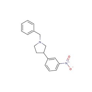 1-benzyl-3-(3-nitrophenyl)pyrrolidine