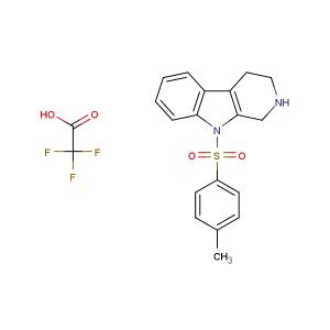 9-tosyl-2,3,4,9-tetrahydro-1H-pyrido[3,4-b]indole 2,2,2-trifluoroacetic acid