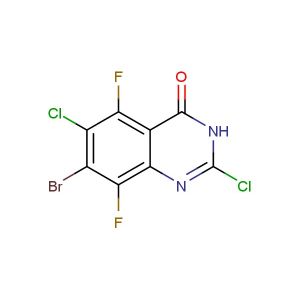 7-bromo-2,6-dichloro-5,8-difluoroquinazolin-4(3H)-one
