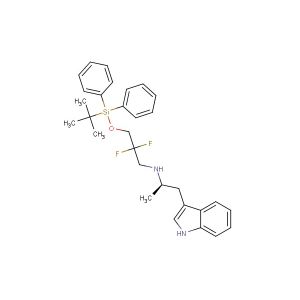 (R)-N-(1-(1H-indol-3-yl)propan-2-yl)-3-((tert-butyldiphenylsilyl)oxy)-2,2-difluoropropan-1-amine