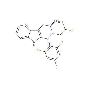 (1R,3R)-1-(2,6-difluoro-4-iodophenyl)-2-(2,2-difluoroethyl)-3-methyl-2,3,4,9-tetrahydro-1H-pyrido[3,4-b]indole