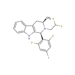 (1S,3R)-1-(2,6-difluoro-4-iodophenyl)-2-(2,2-difluoroethyl)-3-methyl-2,3,4,9-tetrahydro-1H-pyrido[3,4-b]indole
