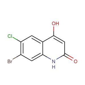 7-bromo-6-chloro-4-hydroxyquinolin-2(1H)-one