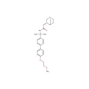 (S)-quinuclidin-3-yl (2-(4'-(2-methoxyethoxy)-[1,1'-biphenyl]-4-yl)propan-2-yl)carbamate