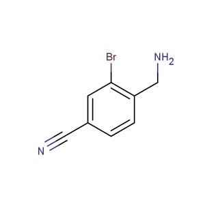 2-bromo-4-cyanobenzyl amine