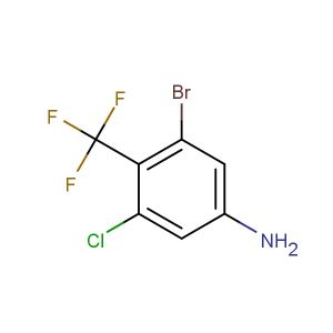 3-bromo-5-chloro-4-(trifluoromethyl)aniline