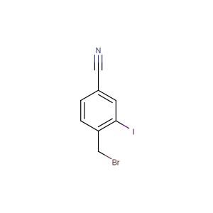 4-cyano-2-iodobenzyl bromide