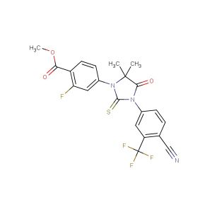 methyl 4-(3-(4-cyano-3-(trifluoromethyl)phenyl)-5,5-dimethyl-4-oxo-2-thioxoimidazolidin-1-yl)-2-fluorobenzoate
