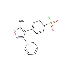 4-(5-methyl-3-phenylisoxazol-4-yl)benzenesulfonyl chloride