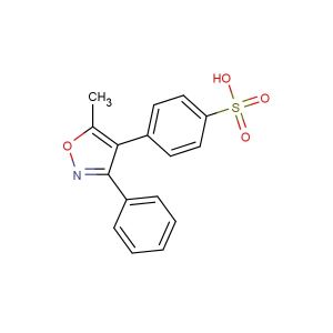 4-(5-methyl-3-phenylisoxazol-4-yl)benzenesulfonic acid